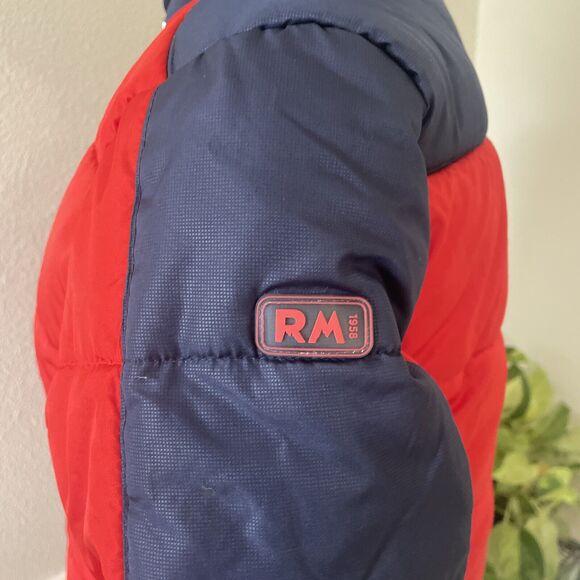 RM, youth red puffer jacket, size 14/16 - Picture 5 of 9